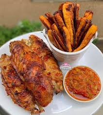 GRILLED TURKEY + (YAM/FRENCH FRIES)
